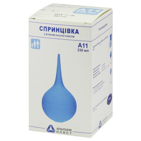 Спринцовка пластизольная поливинилхлоридная спп-альпина-пласт размер 11 тип А